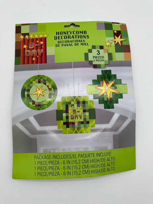 Minecraft Honeycomb Decorations