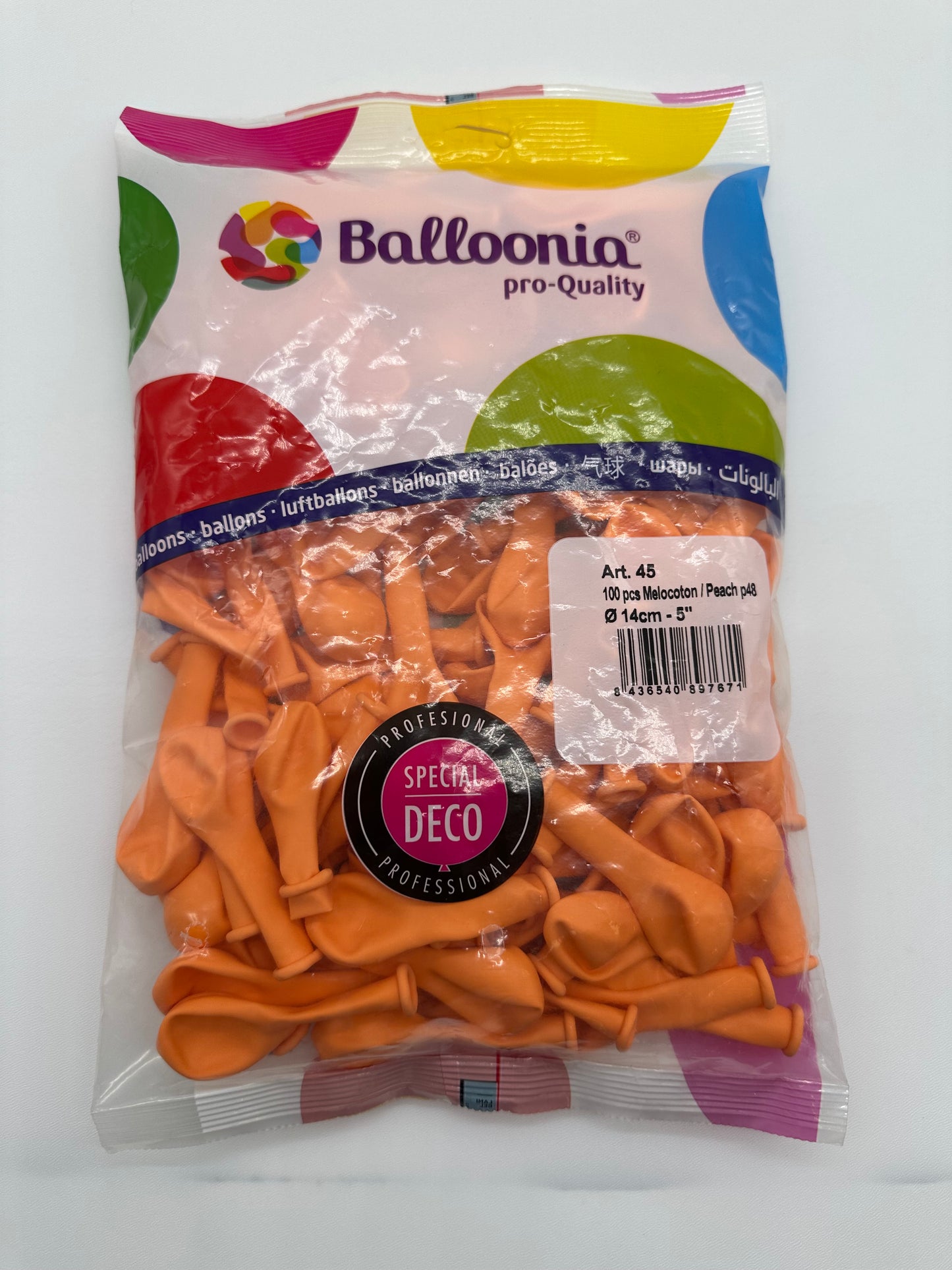 5’’ Peach (100ct)