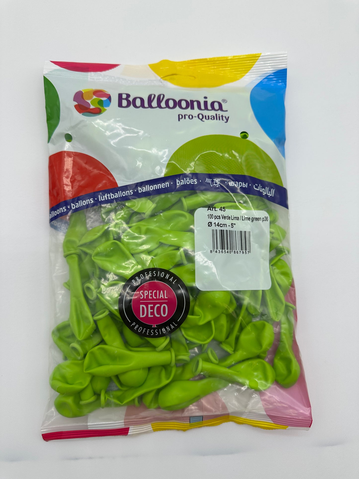 5’’ Lime Green (100ct)