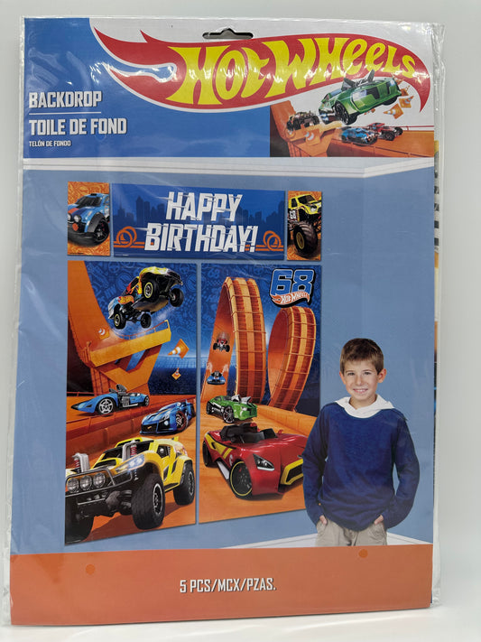 Hot Wheels Backdrop