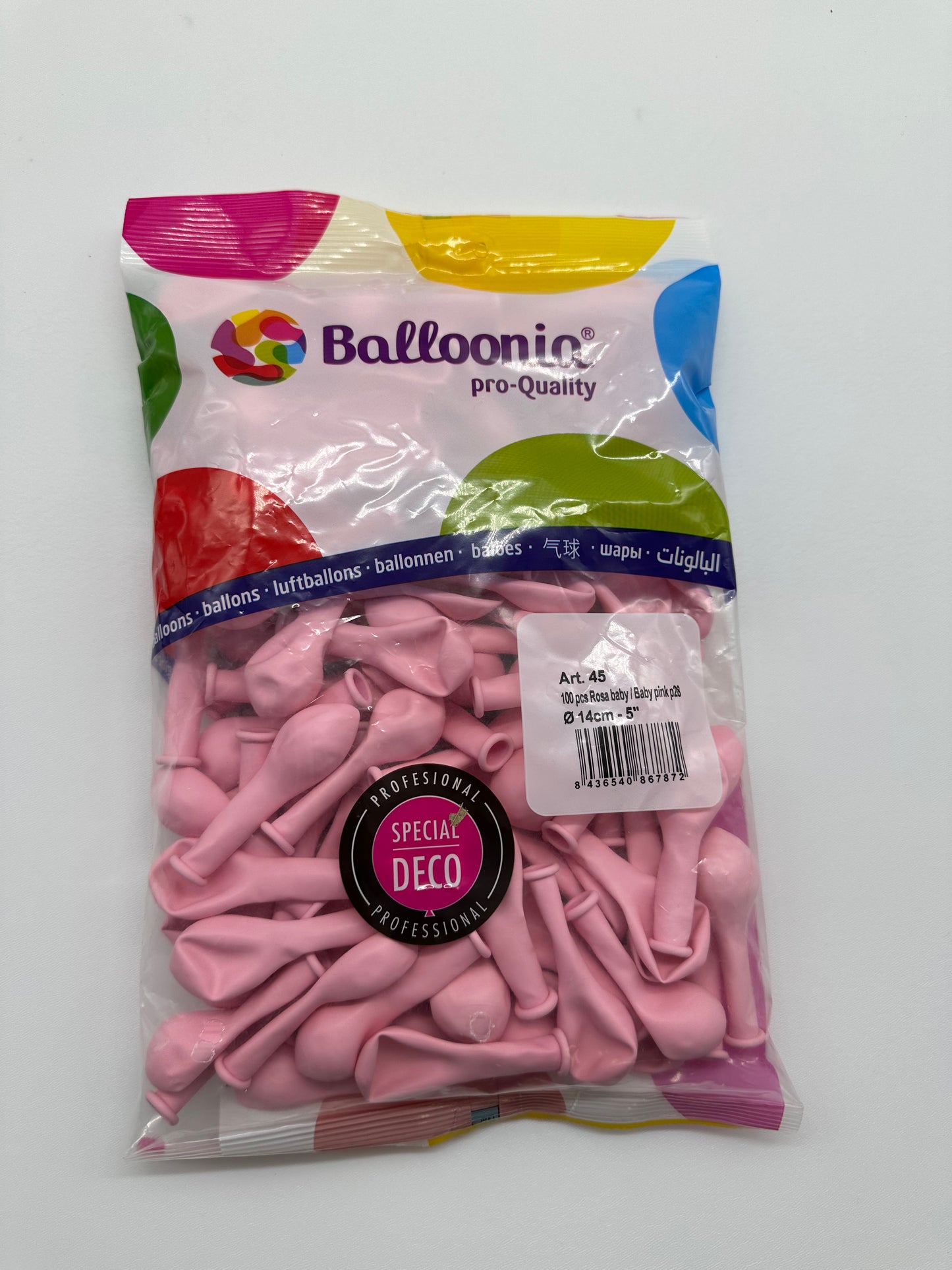 5’’ Baby Pink (100ct)