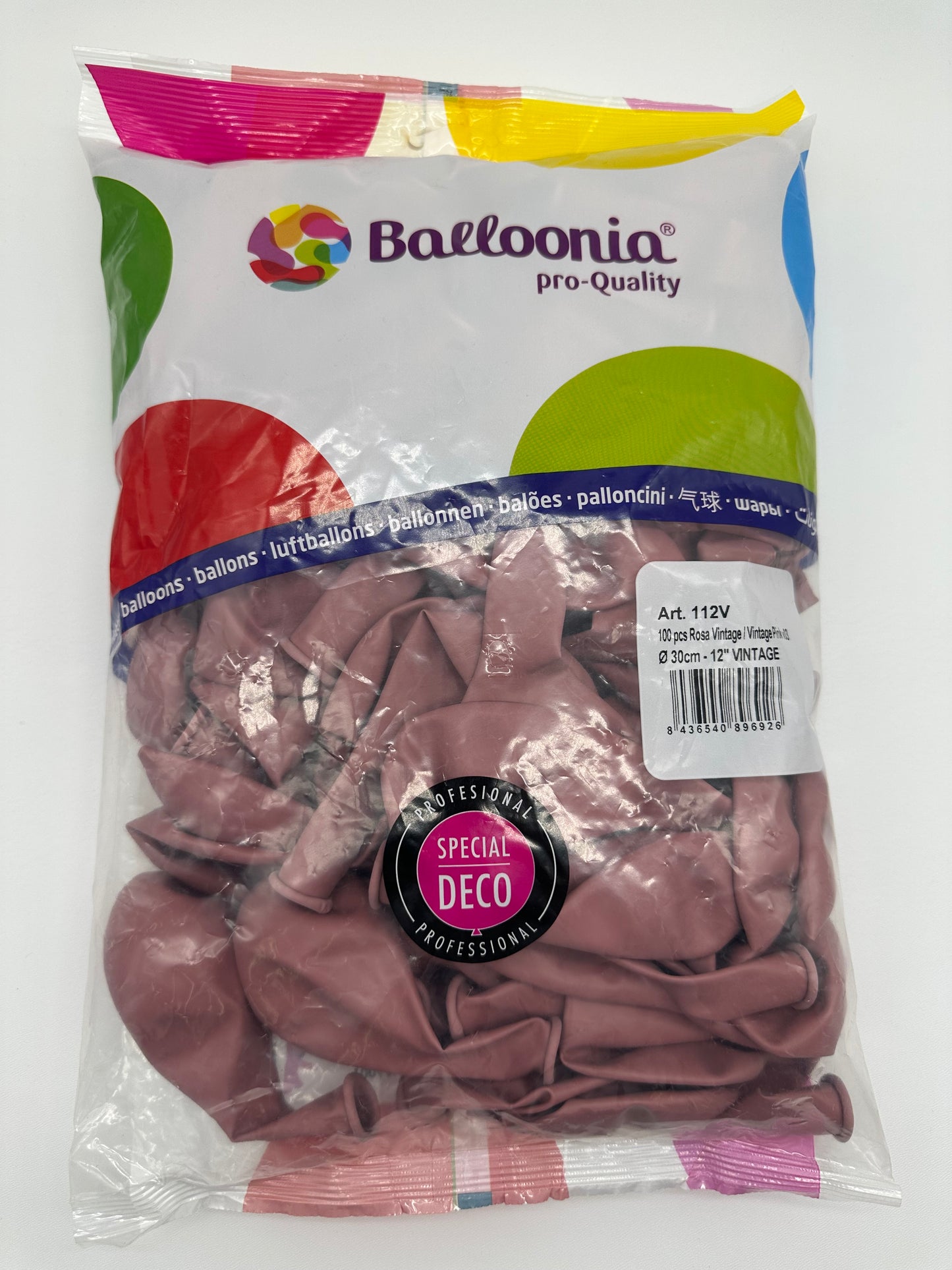 12’’ Vintage Pink v03 (100ct)