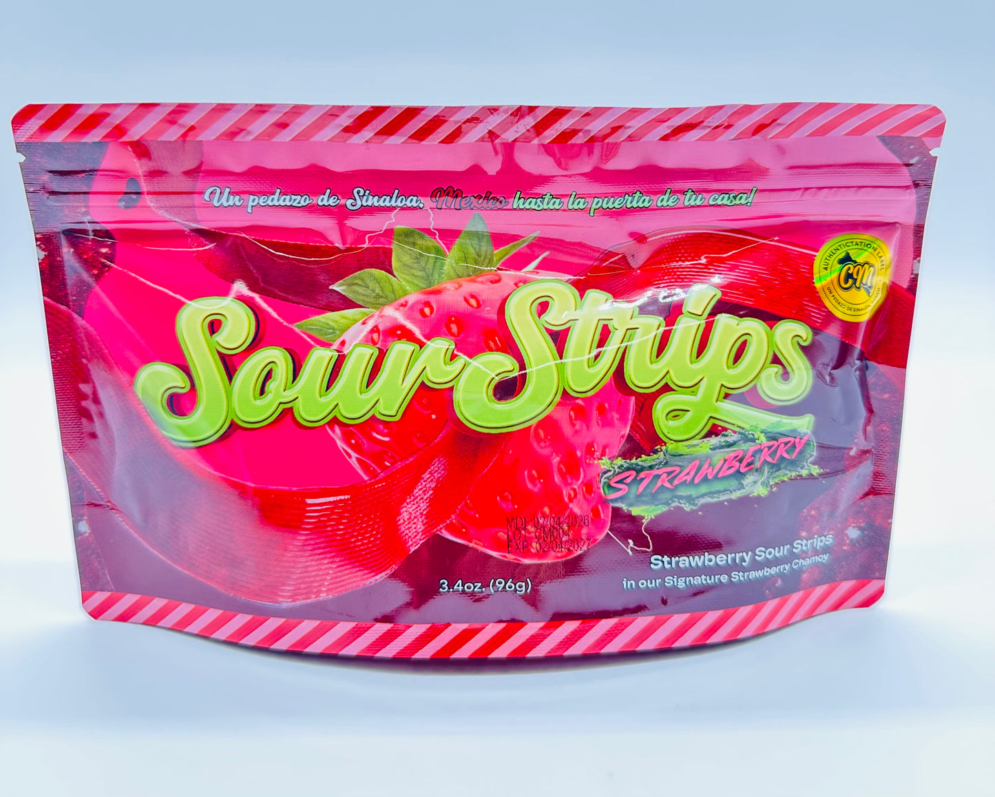 Munchies Sour Strips Strawberry