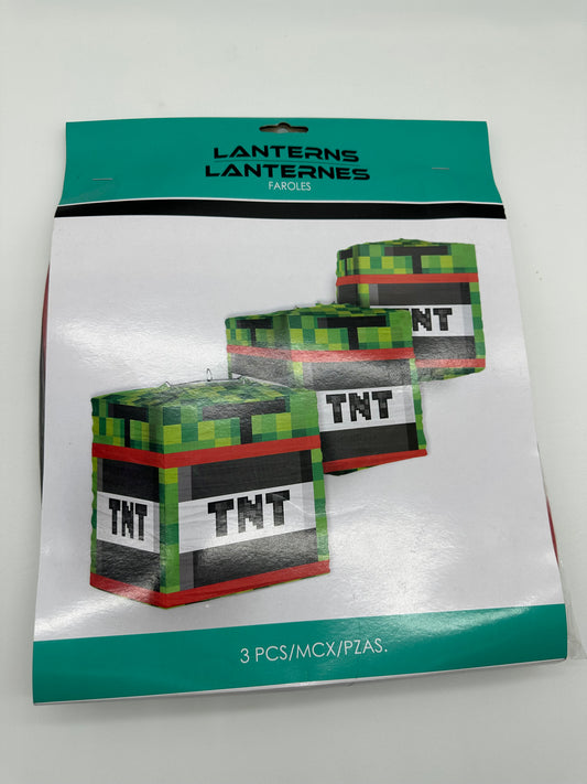 Minecraft Lanterns 3pcs