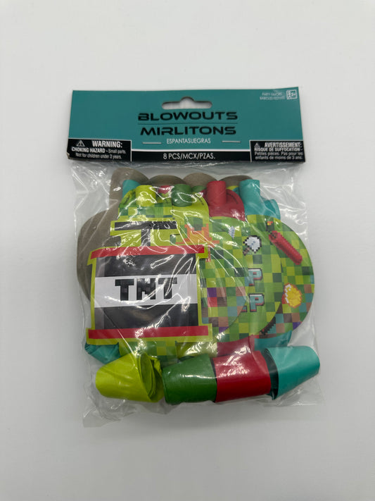 Minecraft Blowouts 8Pcs