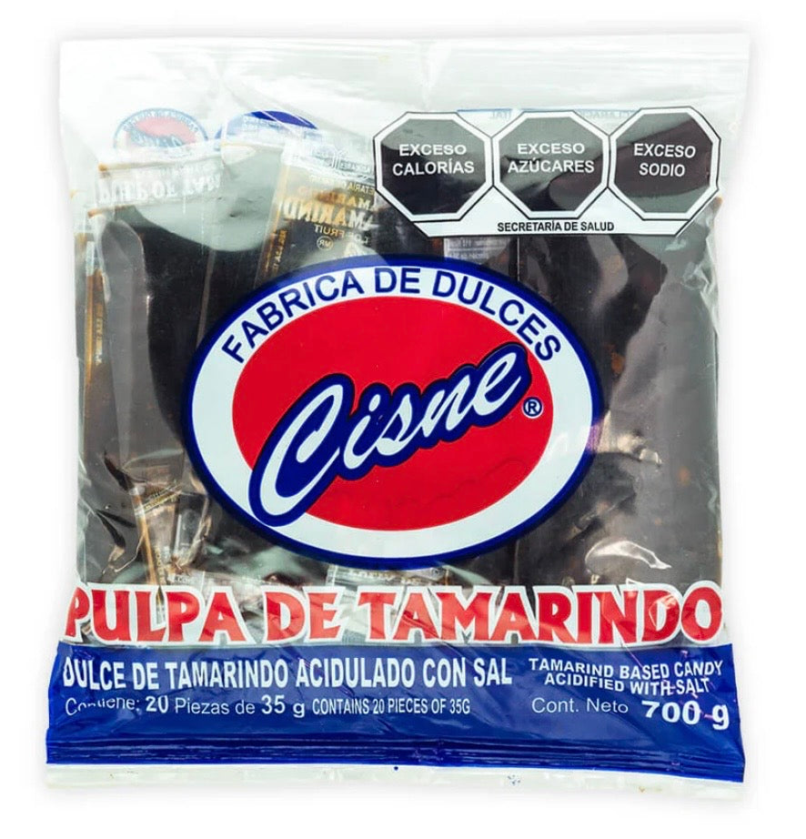 Cisne Pulpa de Tamarindo 20 piezas.
