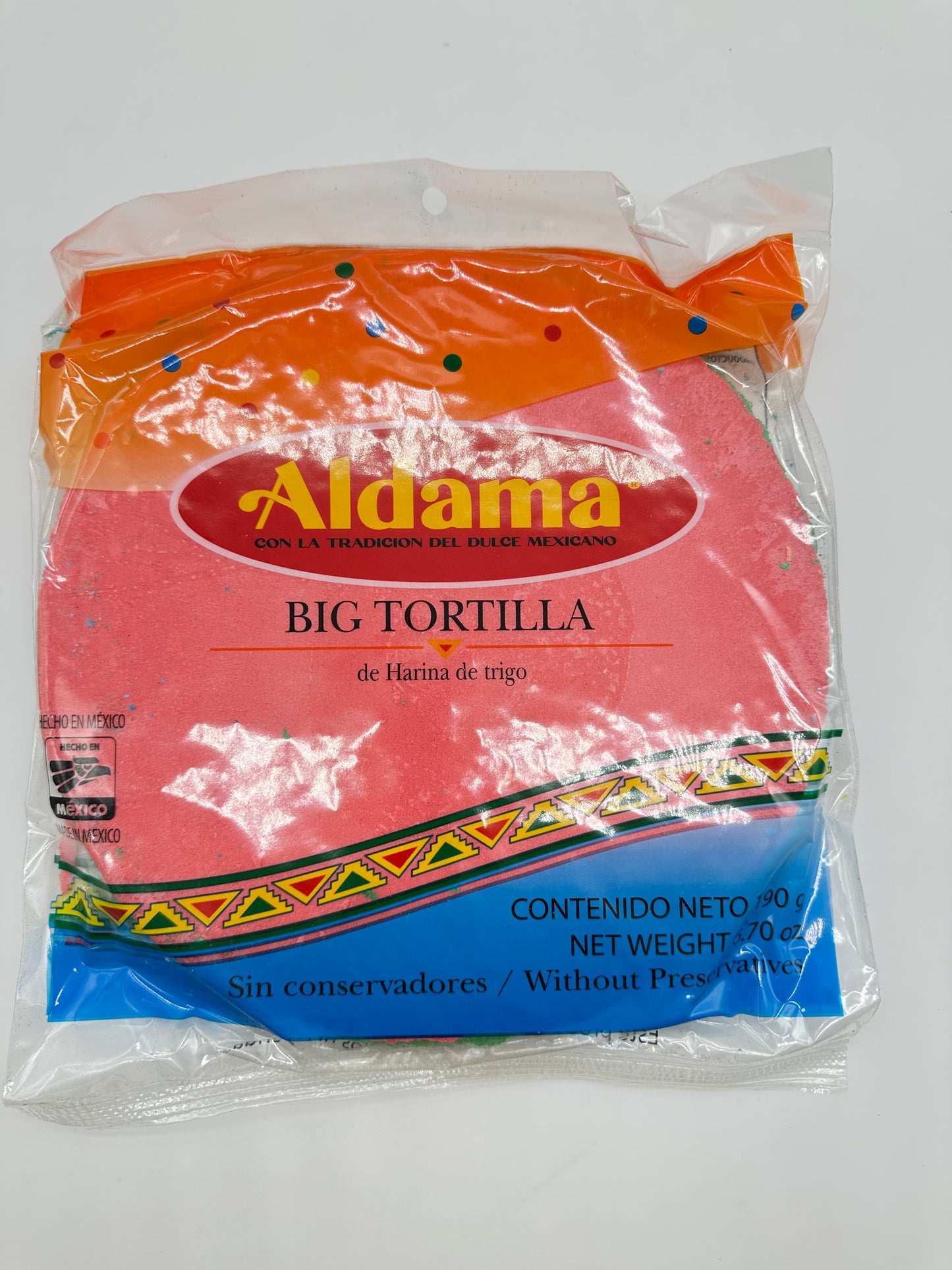 Aldama Oblea Big Tortilla 6.7oz