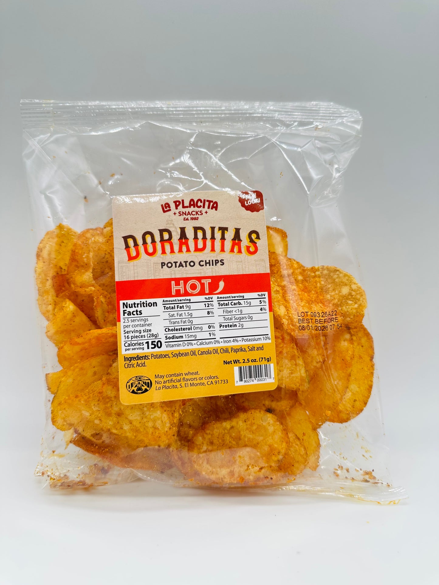 Doraditas Potato Chips Hot