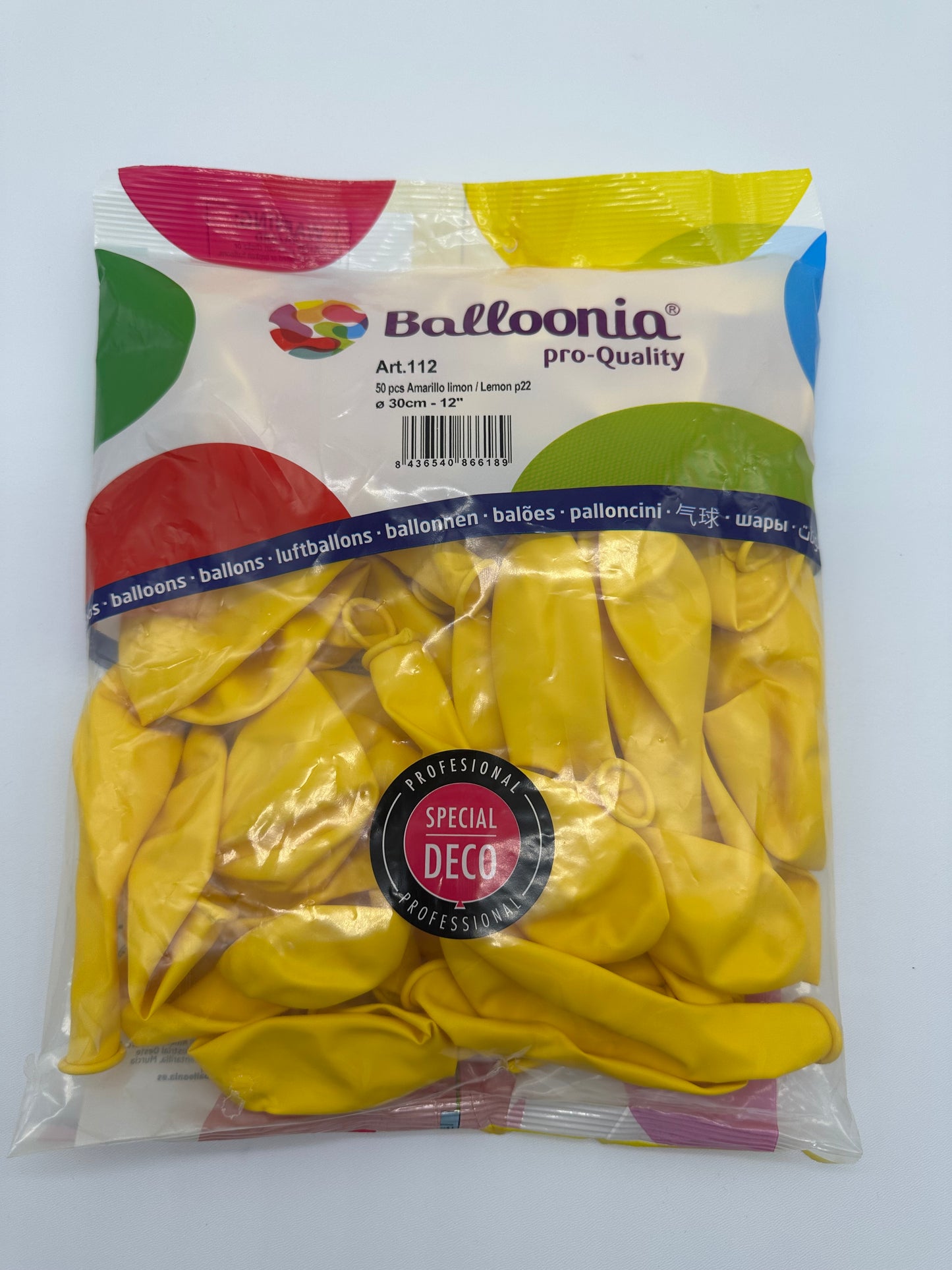 12’’ Lemon P22 (50ct)
