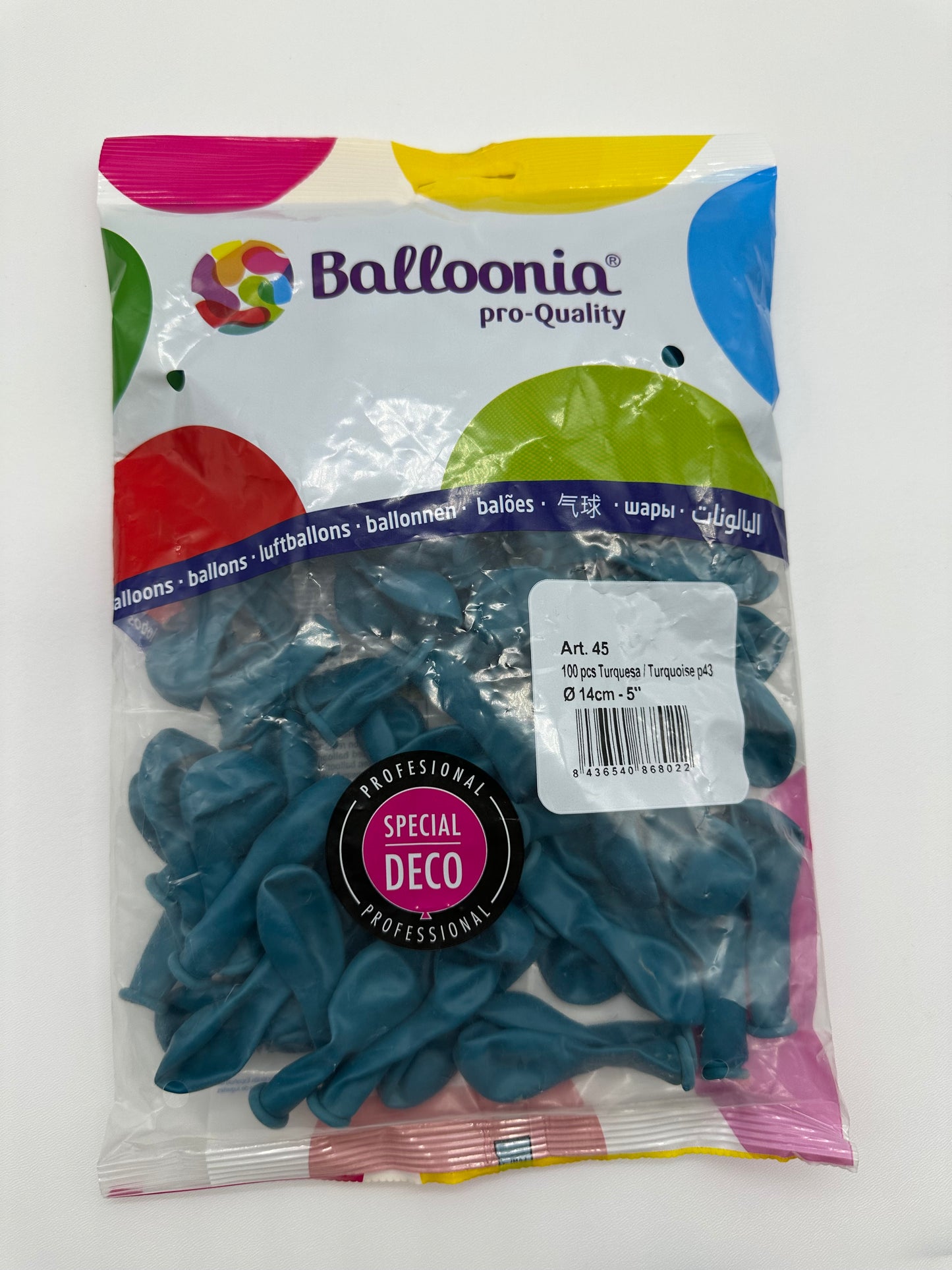 5’’ Turquoise (100ct)