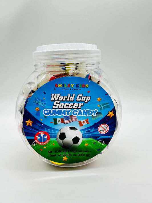 Smiley Kids Soccer World Cup Gummy Candy 50 pieces