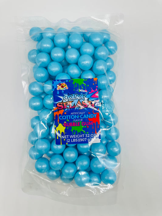 Color Splash Pearl Blue Bubble Gum  2lbs