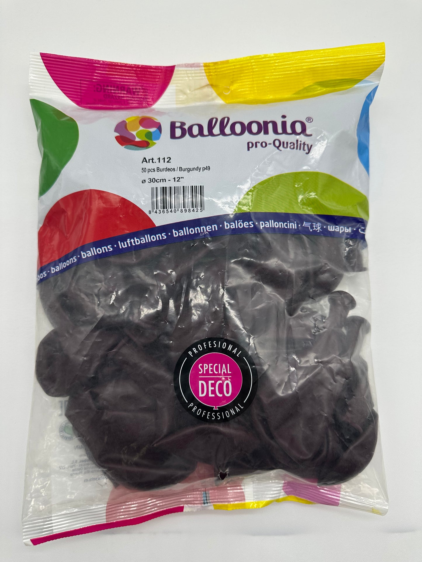 12’’ Burgundy (50ct)