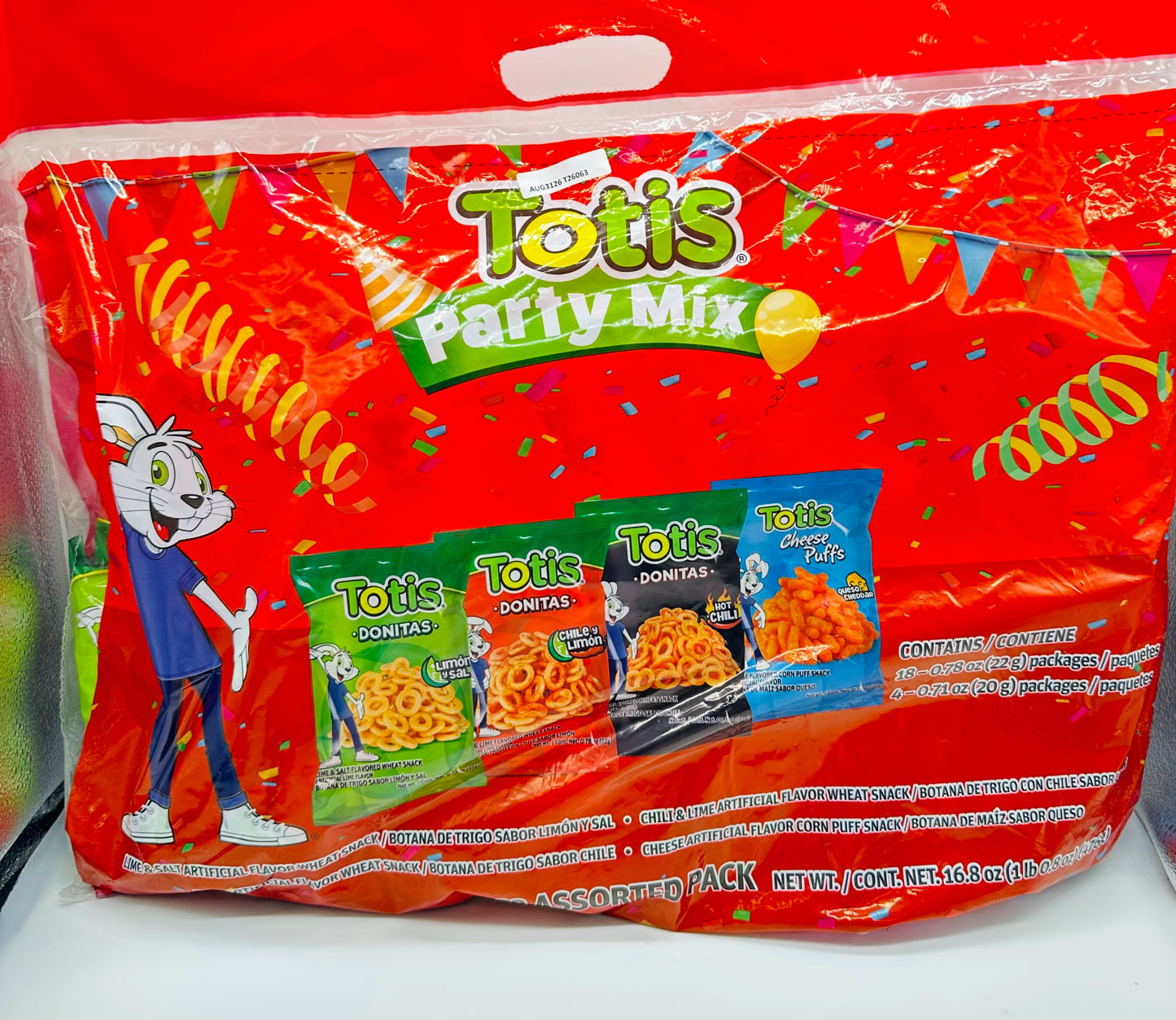 Totis Snack Party Mix 22 pieces