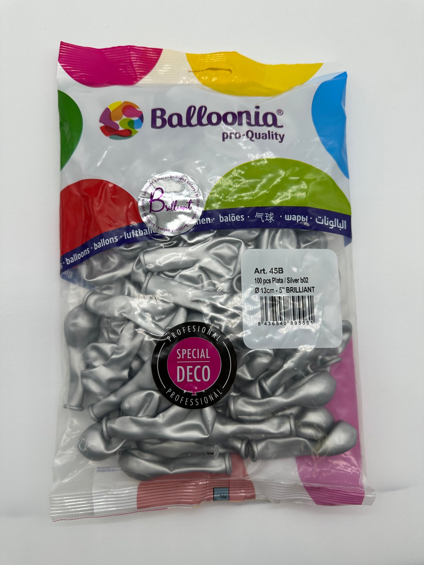 5’’ Brilliant Silver (100ct)