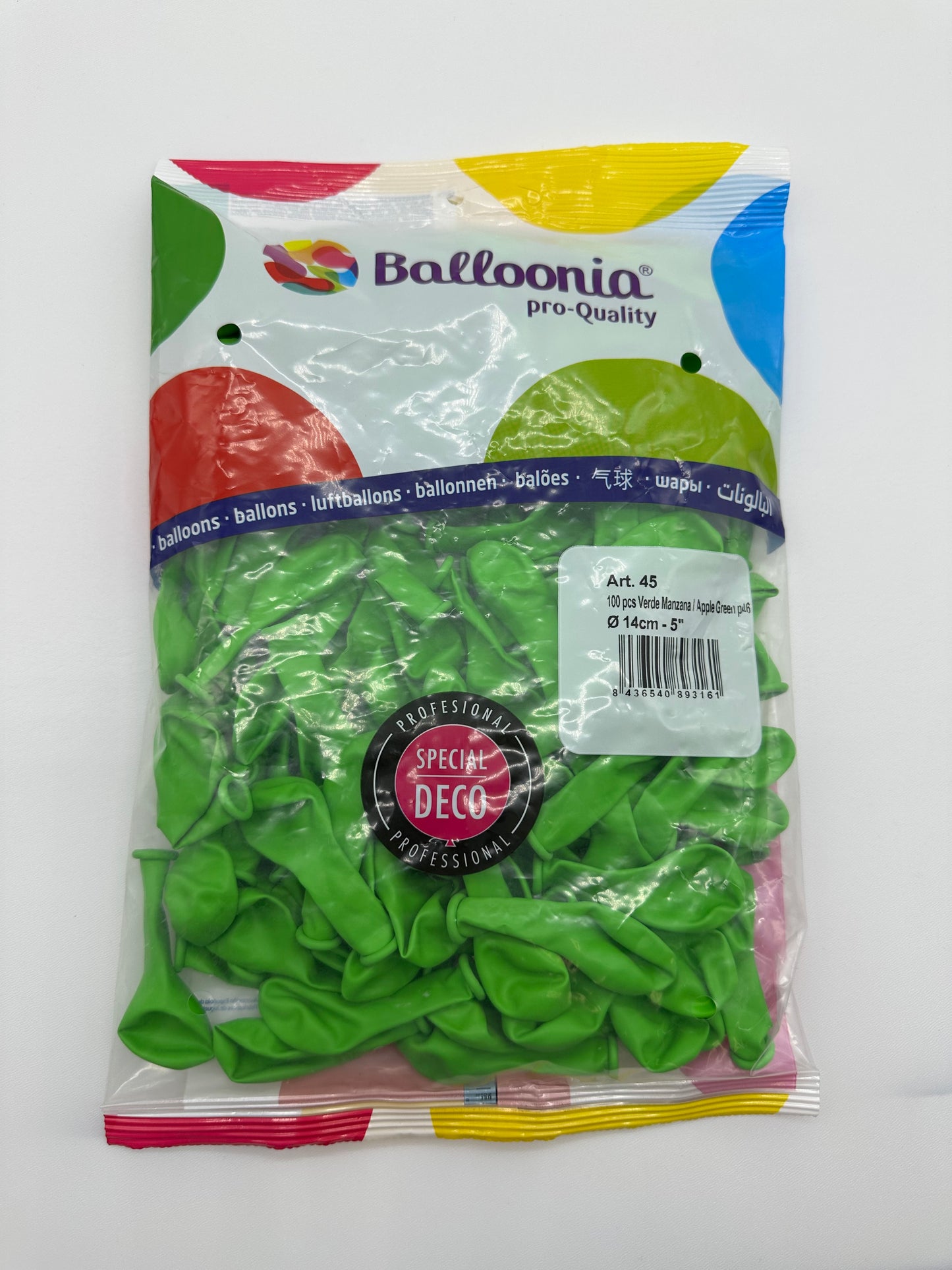 5’’ Apple Green (100ct)