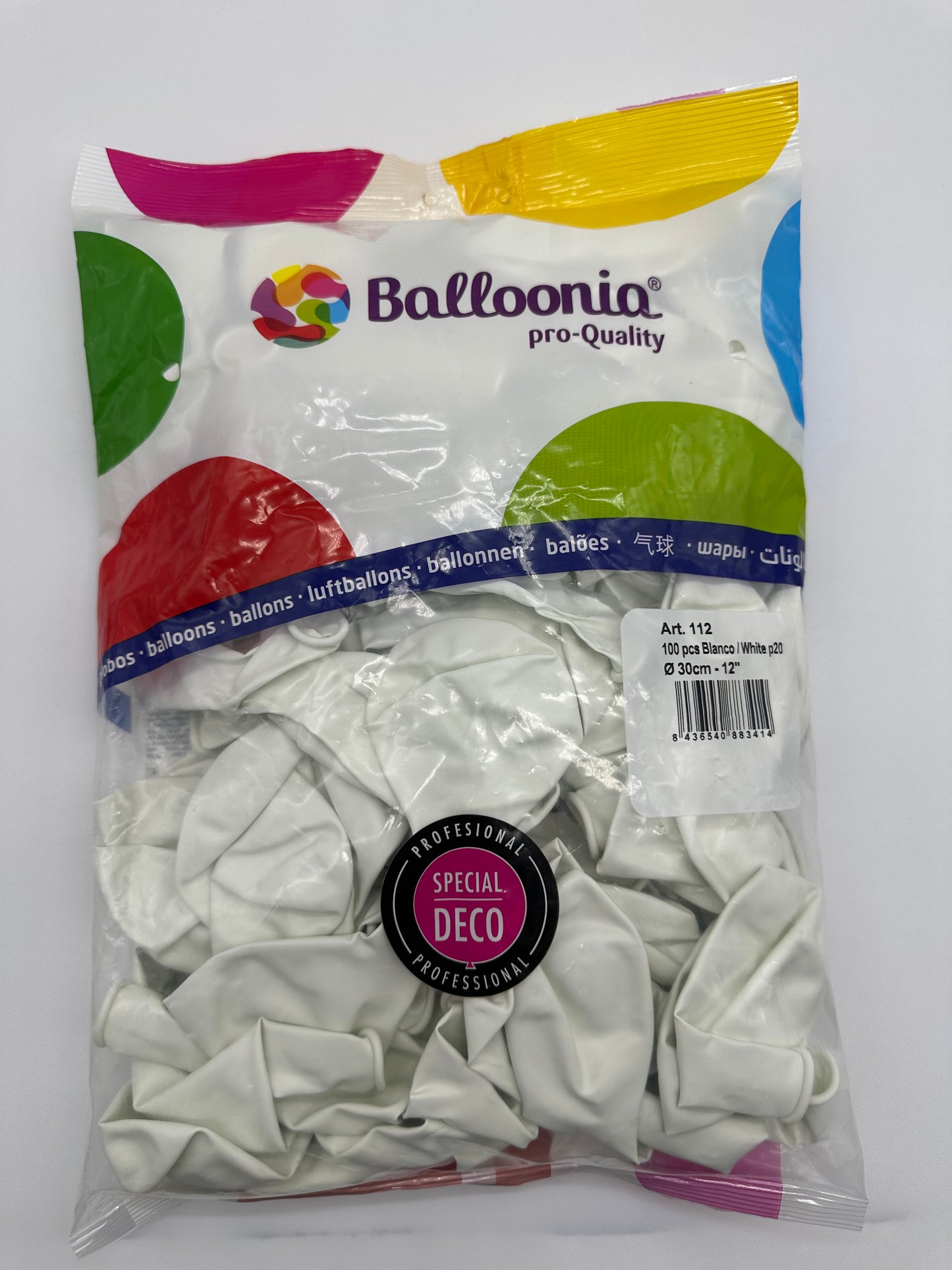12’’ White (100ct)