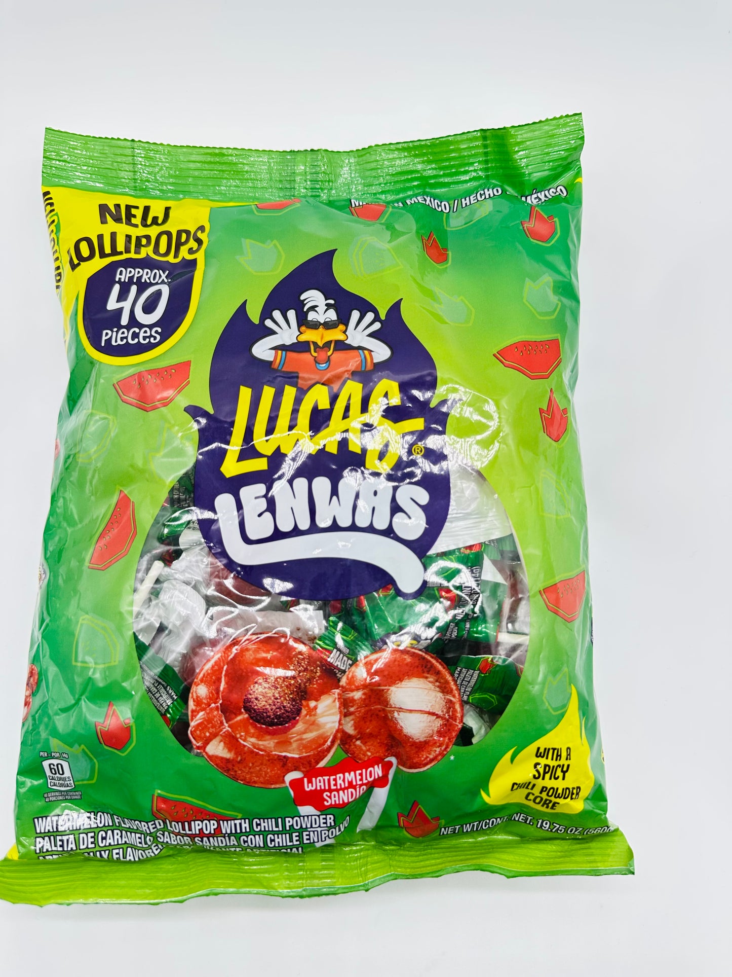 Lucas Lenwas Watermelon Lollipop 40 pieces