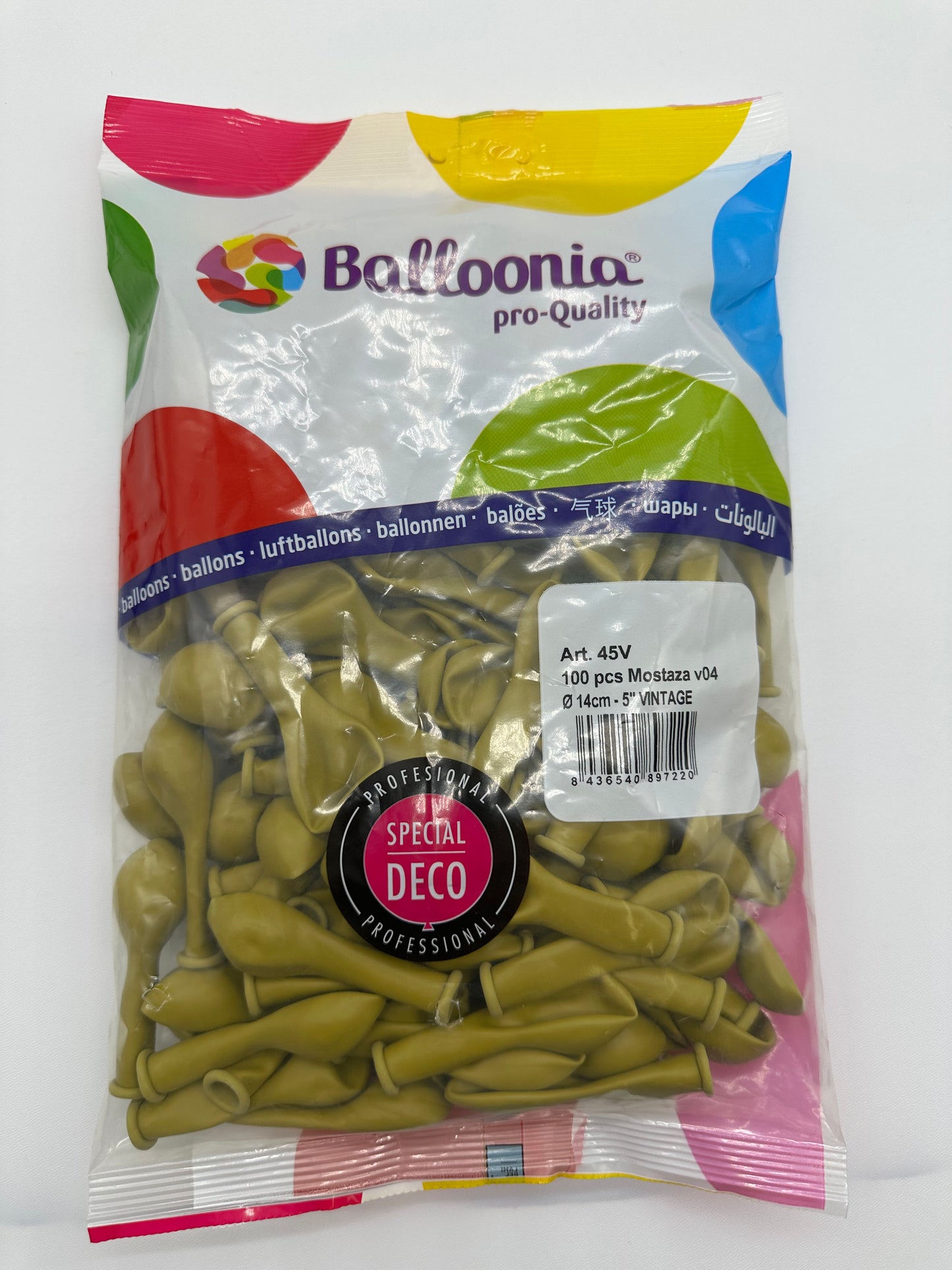 5’’  Vintage Mostaza (100ct)