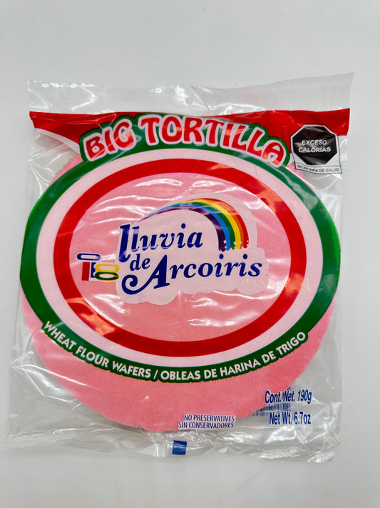 Oblea Arcoíris Big Tortilla