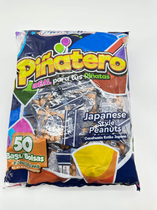Manzela Piñatero Cacahuate Japonés 50 bags.