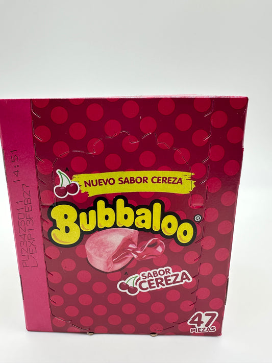 Bubbaloo Cereza 47 piezas