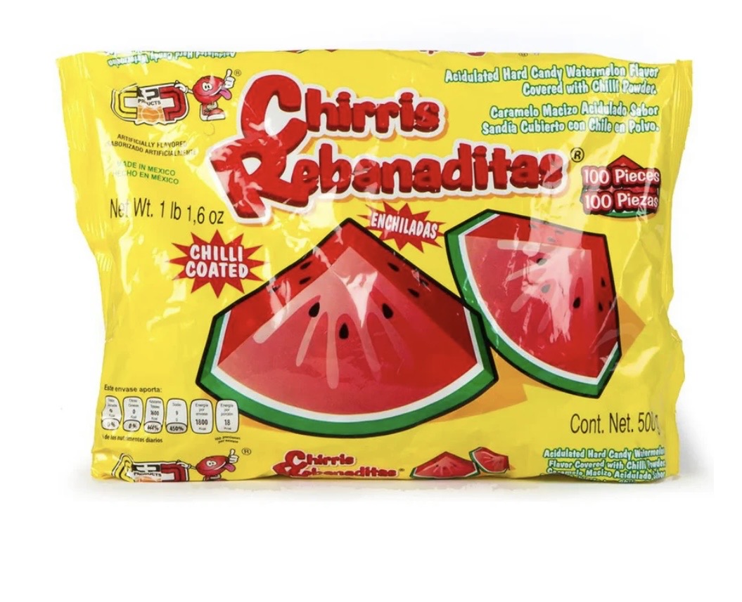 Chirris Rebanaditas Sandia 100 pieces