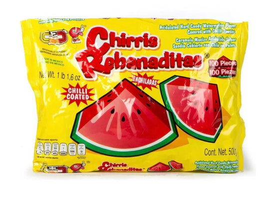Chirris Rebanaditas Sandia 100 pieces