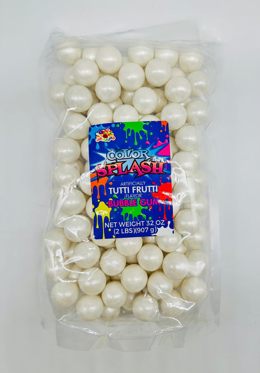 Color Splash Pearl White Bubble Gum