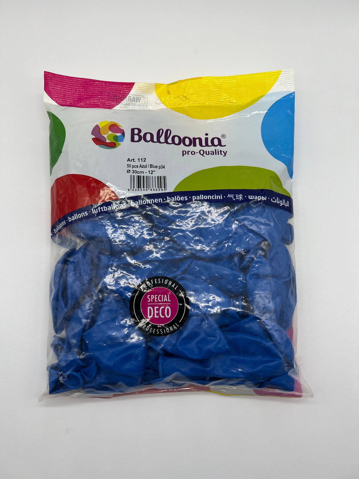 12’’Blue (50ct) Balloonia