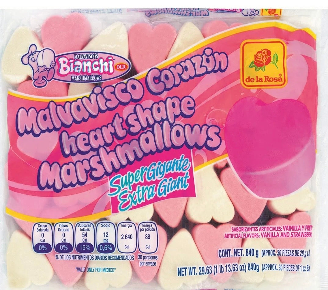 Rosa Bombon Súper Gigante Corazón