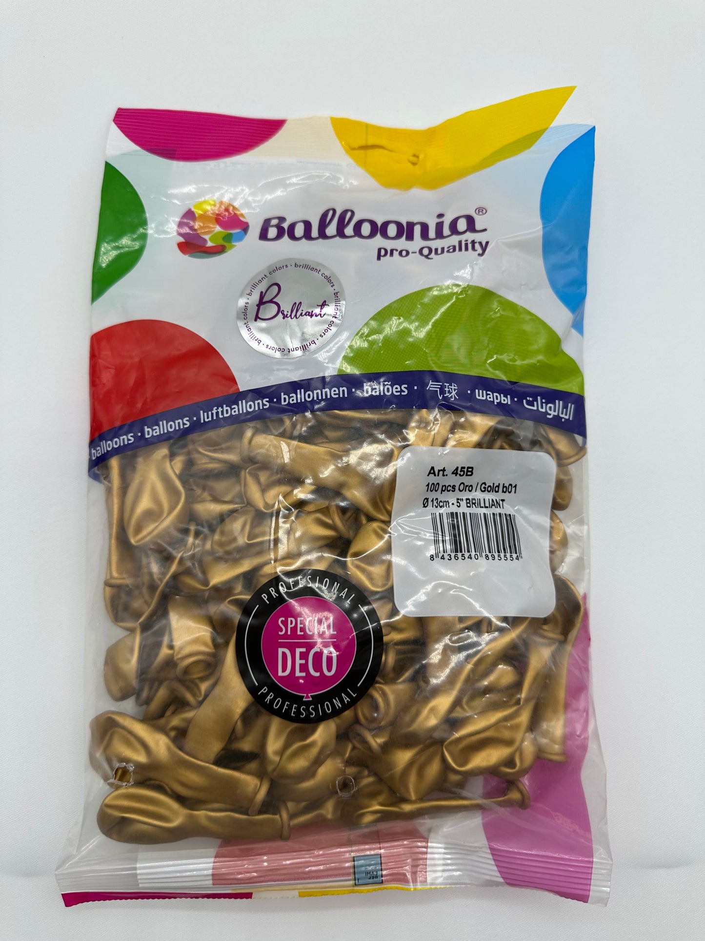 5’’ Brilliant Gold (100ct)