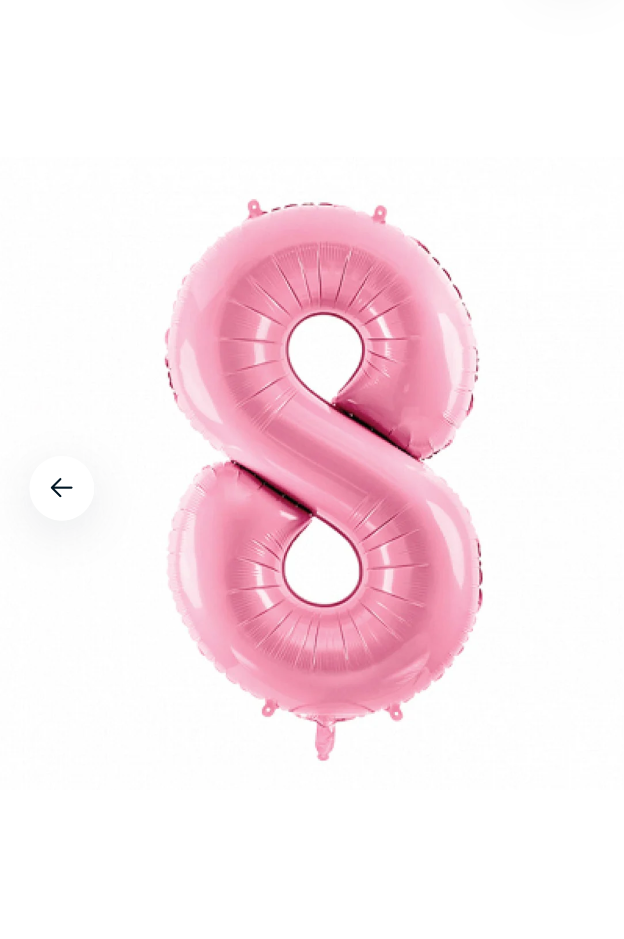34’’ Number 8 Foil Balloon Pink