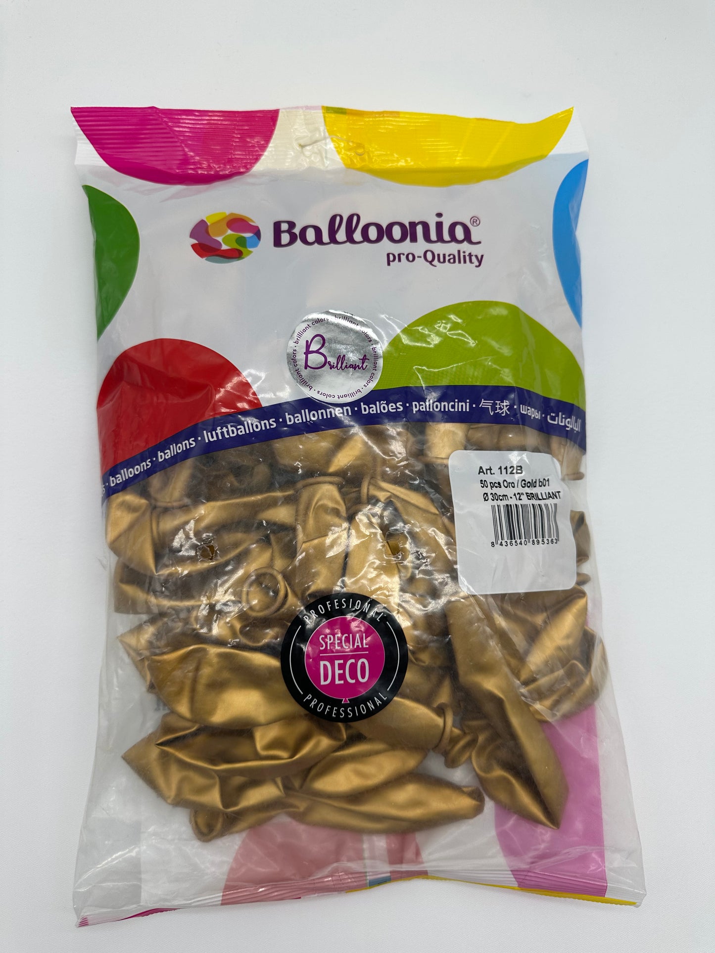 12’’ Brilliant Gold (50ct)