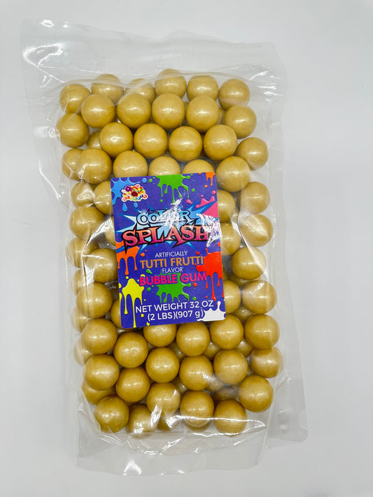 Color Splash Pearl Gold Bubble Gum